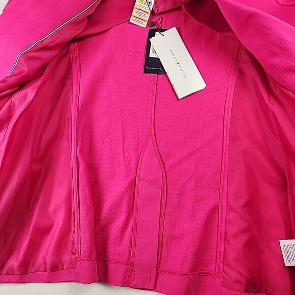 NWT Tommy Hilfiger Adaptive Women Magnetic Closure Double Breasted Blazer Size 4 - Picture 11 of 13